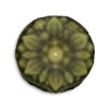 Golden Sacred Geometry Mandala Tufted Floor Pillow