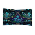 Bioluminescent Mushroom Microfiber Pillow Sham | Psychedelic Forest