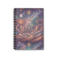 Cosmic Goddess Artwork Spiral Notebook | Ruled Journal