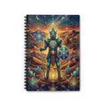 Mystic Cosmic Knight Spiral Notebook | Ruled
