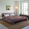 Sacred Geometry Astral Goddess Comforter | Cosmic Moonlight Mandala Bedding