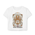 Hamsa Hand Divine Alignment tee | Spiritual Boho Crop Top