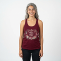 Women's Ideal Racerback Tank, wild and free hippie style yoga tank