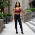 Red Snake Skin Pattern Sports Bra | All-Over Print Crop Top, Festival Top, Raver, Concert Apparel, Deadhead, Phish, Halloween, Burning Man
