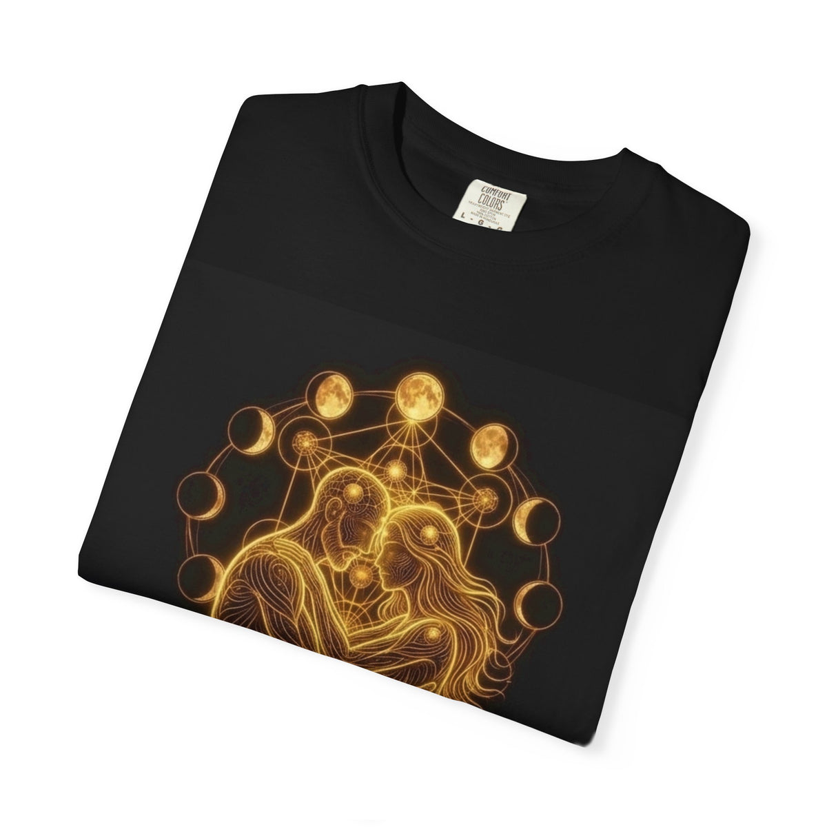 Lovers Entwined Tree of Life T-Shirt | Moon Phases Embrace