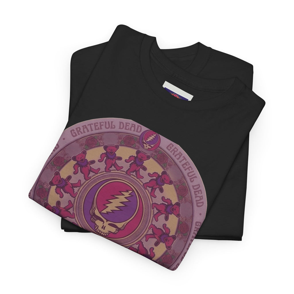 Grateful Dead Steal Your Face Mandala Tee | Psychedelic Band Shirt