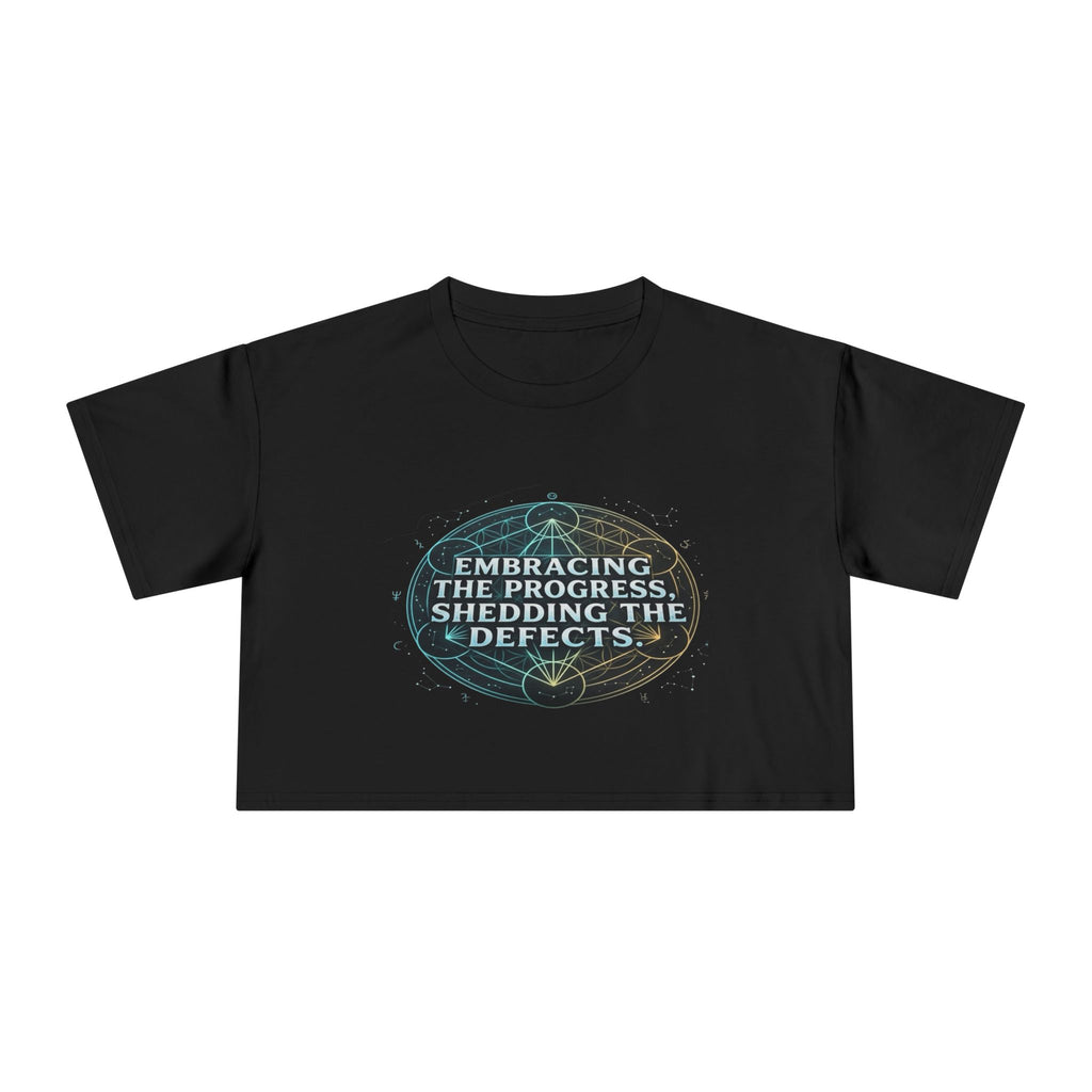 Embracing the Progress Shedding the Defects Tee | Inspirational Sacred Geometry NA AA Gift Apparel