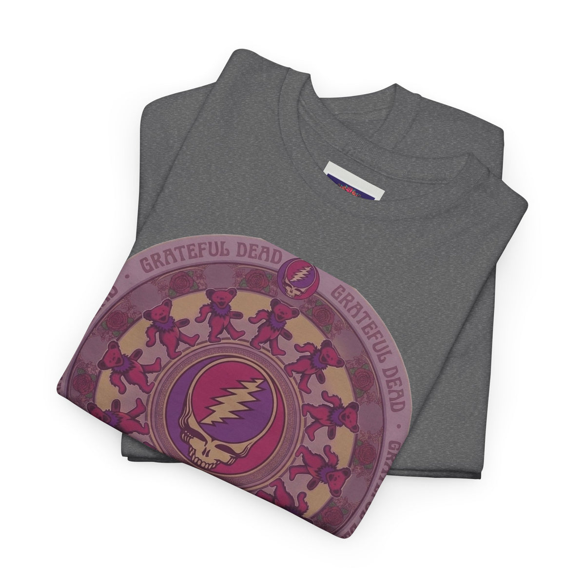Grateful Dead Steal Your Face Mandala Tee | Psychedelic Band Shirt