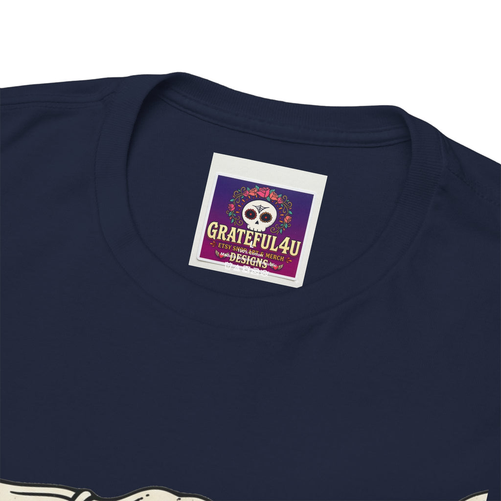 Bull Skull with Rose Tee | Western Floral Skull Shirt
