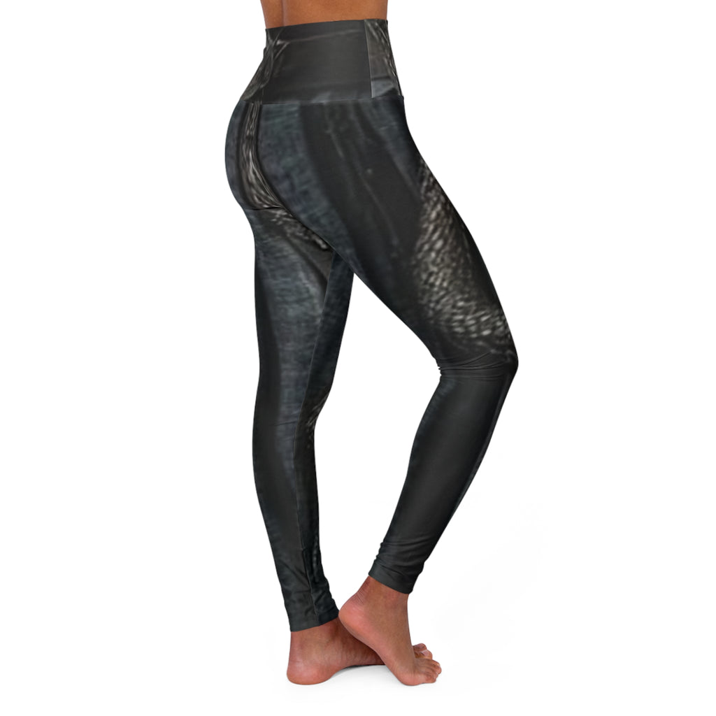Black Snake Skin Print Leggings | High Waisted Yoga Leggings, Burning Man Festival leggings, Halloween, Concert gear, Deadhead