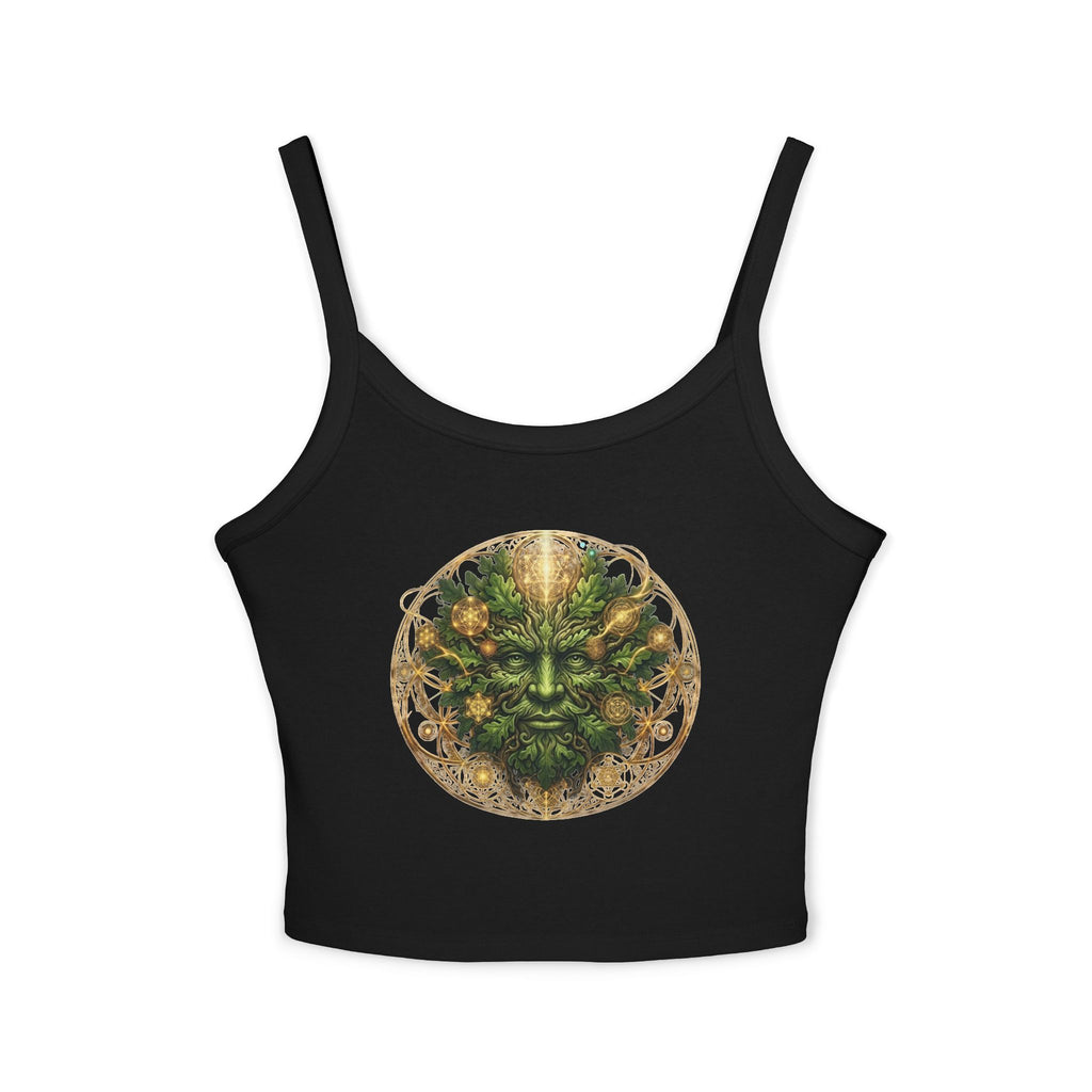 Green Man Face tank top | Pagan nature deity, Celtic forest motif