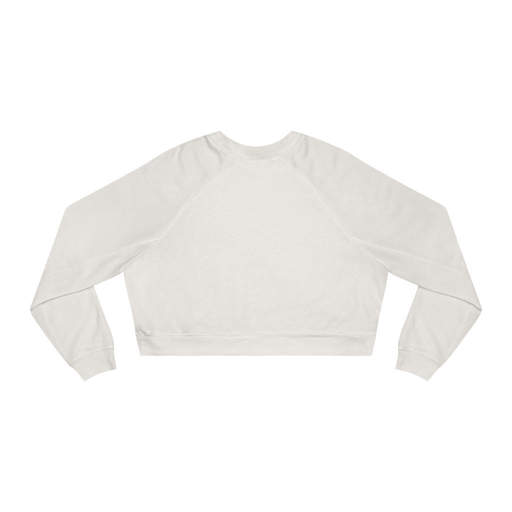 Mystical Moon artwork Cropped Sweatshirt | Celestial Cat Circle