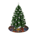 Dancing Bears Holiday Grateful Dead Christmas Tree Skirt | Psychedelic Vintage Van