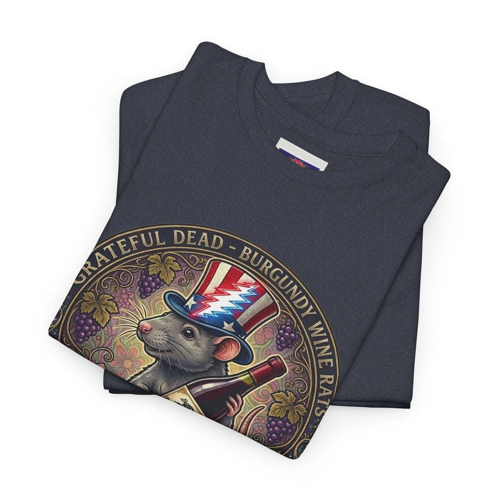 Wharf Rat Graphic Tee | Vintage Americana rat with top hat and bottle