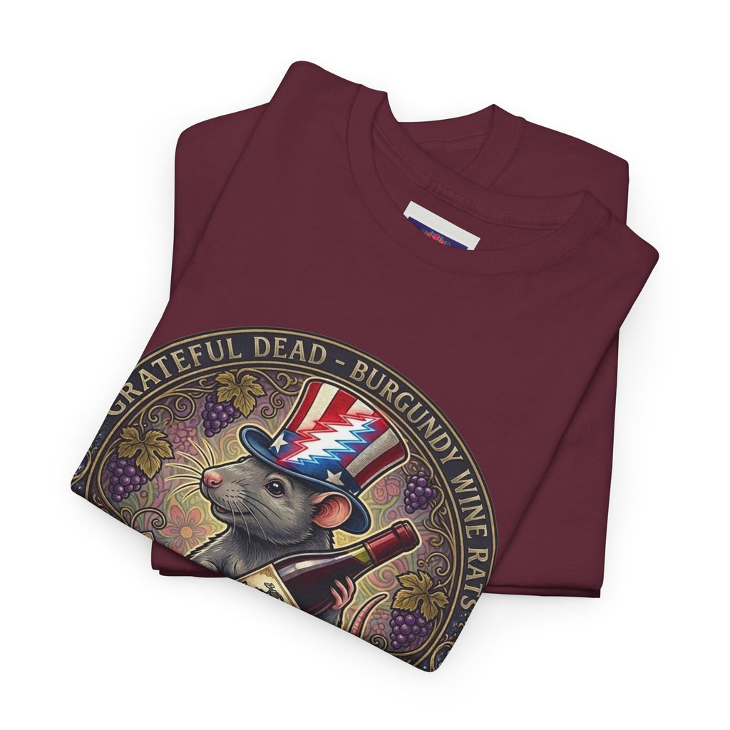 Wharf Rat Graphic Tee | Vintage Americana rat with top hat and bottle