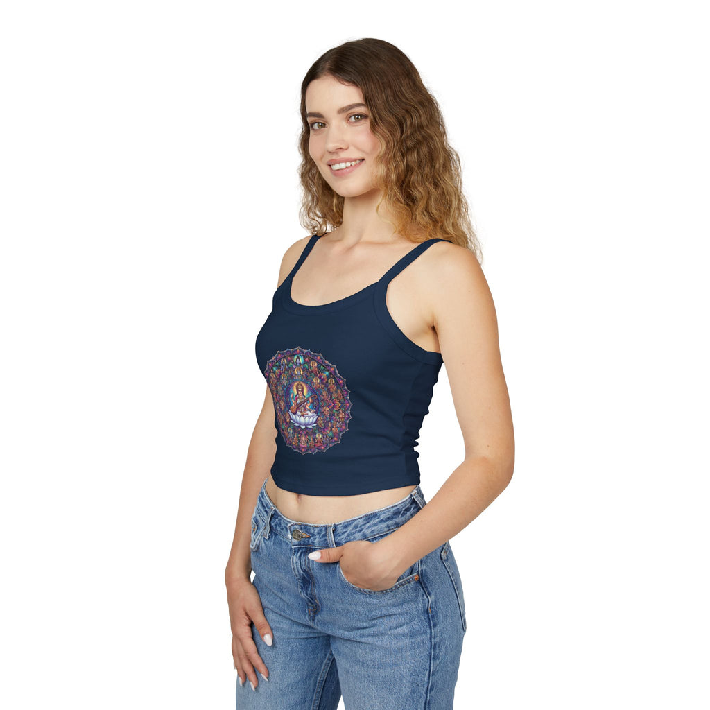 Buddha Mandala Tank Top | Spiritual Meditation Lotus Design