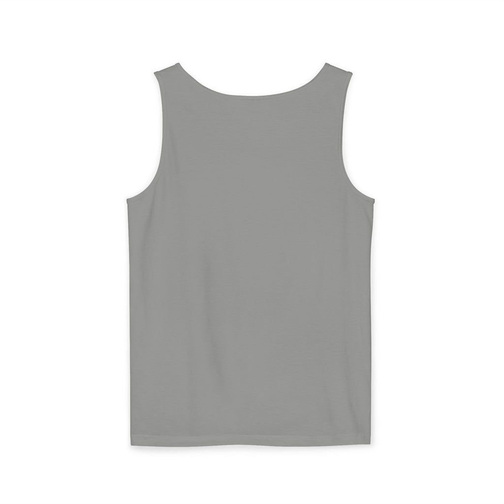 Mystical Moonlit Forest Tree Tank Top | Crescent Moon, Geometric Flower of Life