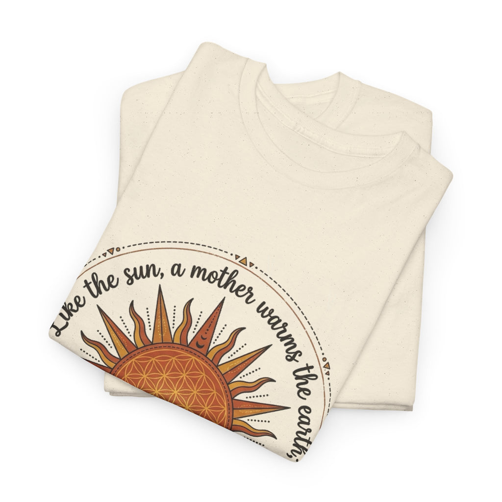 Sunflower Mandala Tee | Sunburst Floral Graphic Shirt