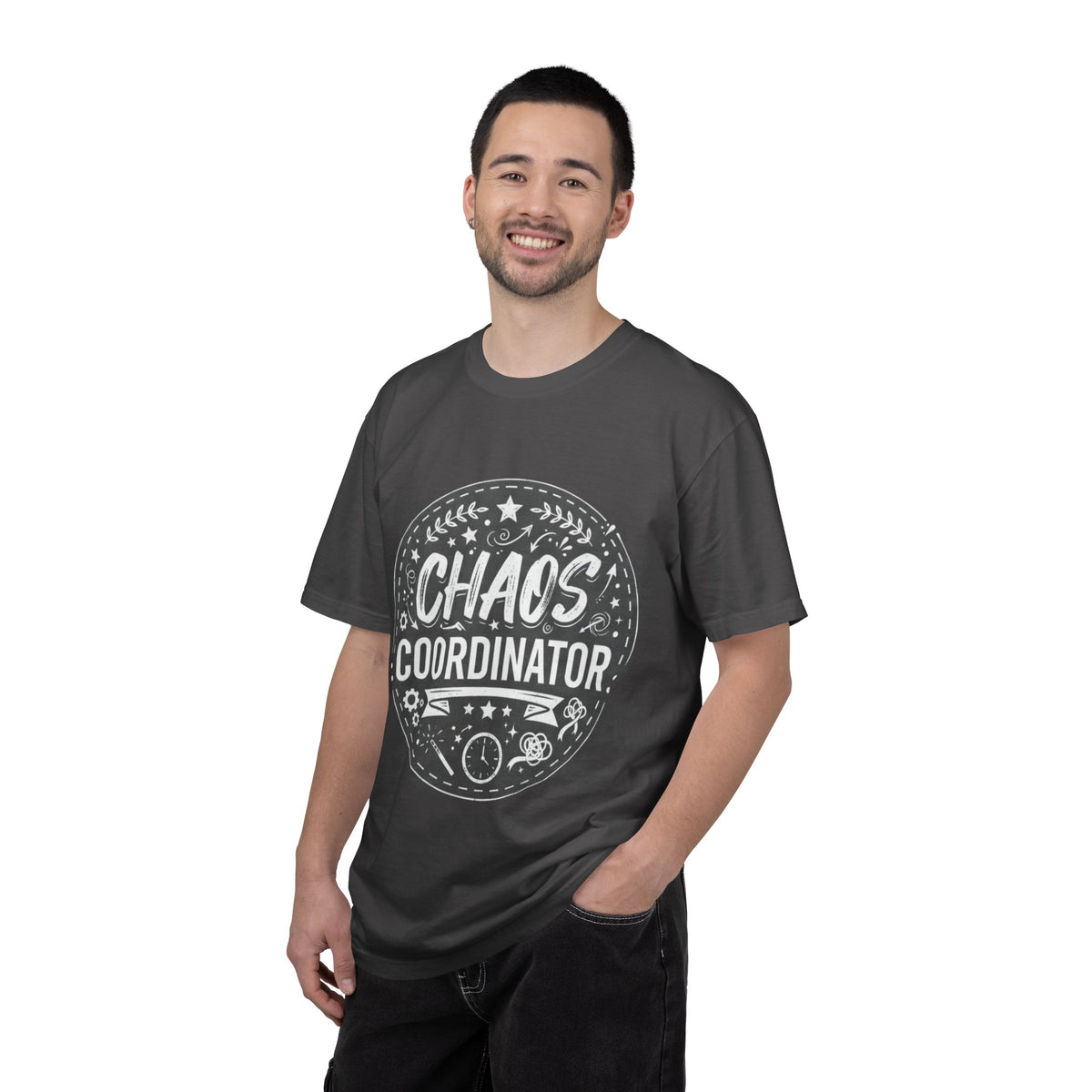 Chaos Coordinator T-shirt | Graphic Typography Tee, Crewneck