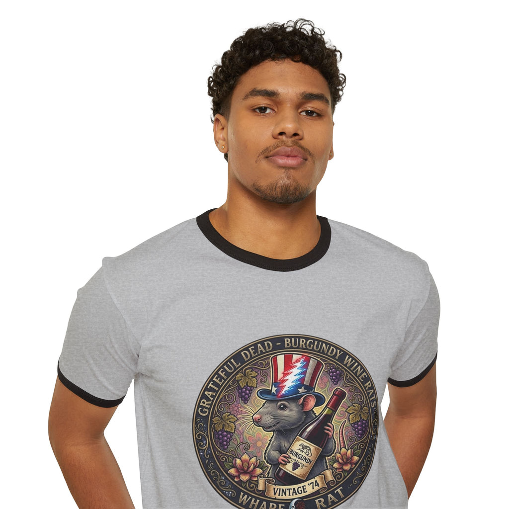 What’s Rat Deadhead Emblem Ringer T-Shirt