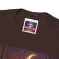 Metatron's Cube Crescent Moon T-Shirt | Mystic Forest Skull Design, Deadhead gift