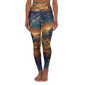 Celestial Desert Landscape Leggings | High Waisted Yoga Leggings