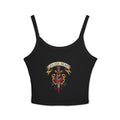 Foolish Heart dagger crest Tank Top | Vintage tattoo style