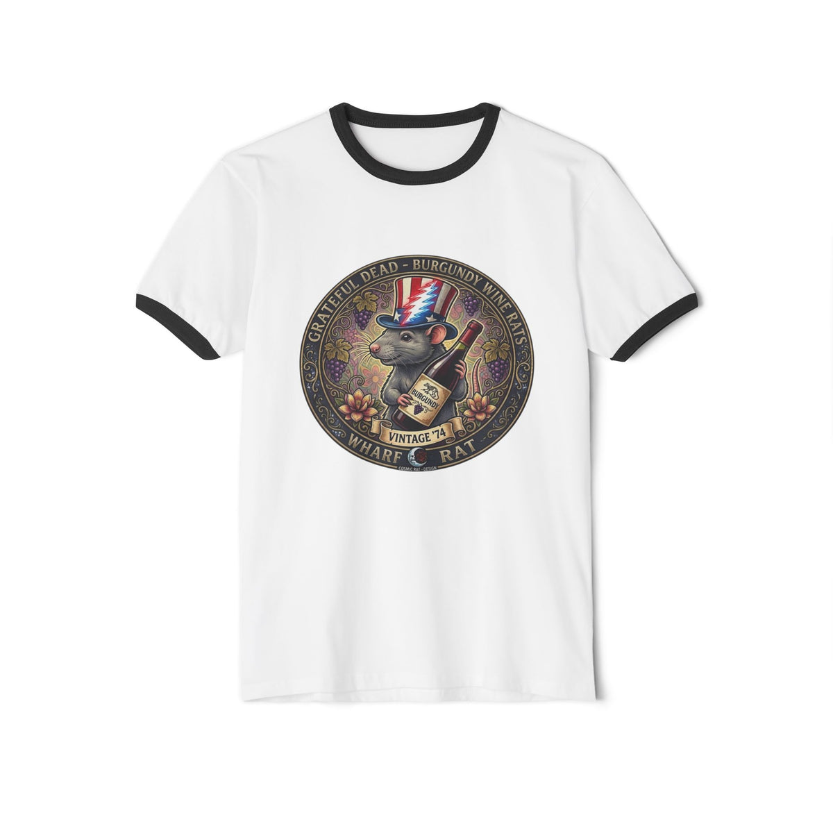 What’s Rat Deadhead Emblem Ringer T-Shirt