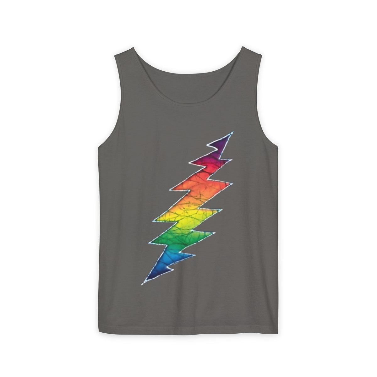 Rainbow Lightning Bolt Tank Top | DeadHead Graphic