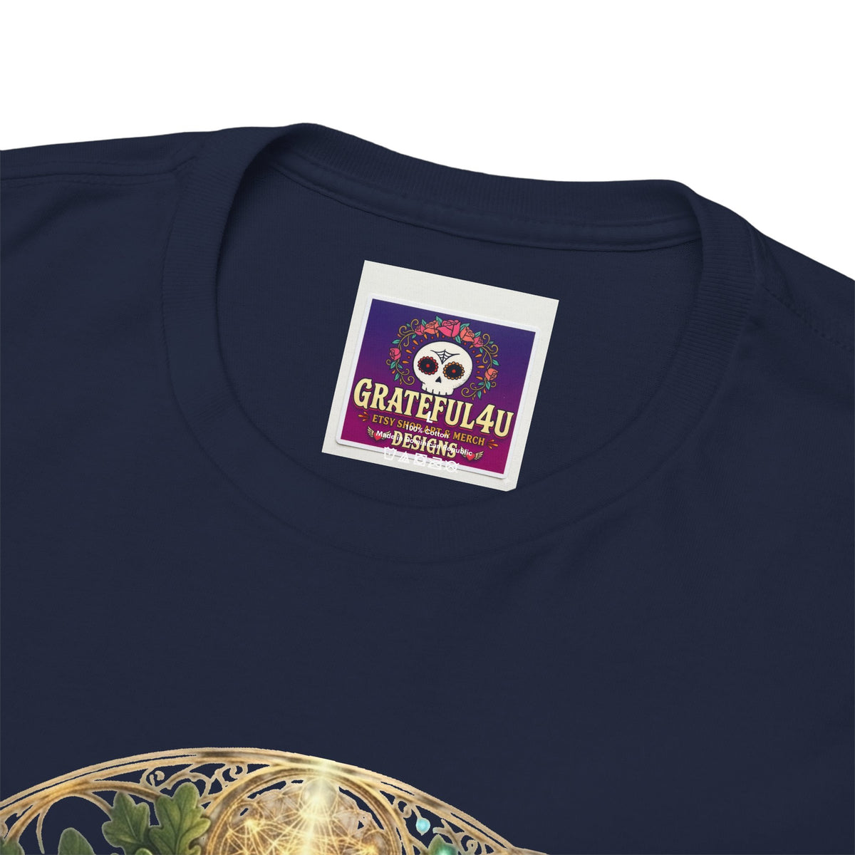 Green Man Face Tee | Celtic Nature Spirit, Burning man festival top, Forest Folklore Shirt