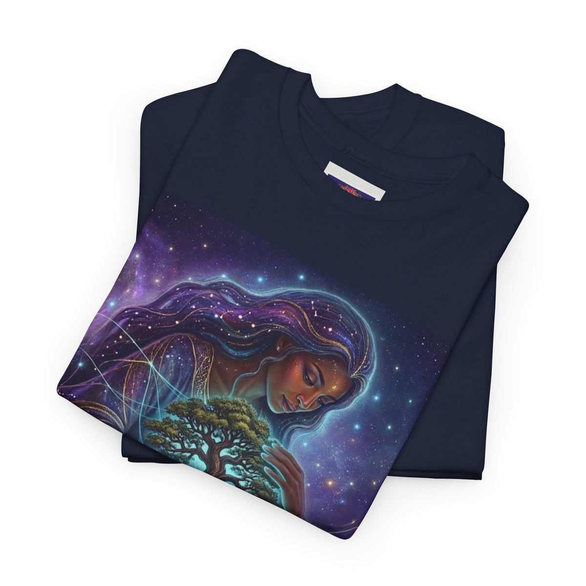 Mother Earth Tree of Life T-Shirt | Spiritual Cosmic Goddess Tee