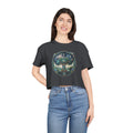 Moon Phases Tree of Life Crop Tee | Celestial Botanical Shirt