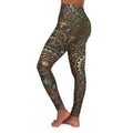 High Waisted AOP Festival Pants | Psychedelic Sacred Geometry