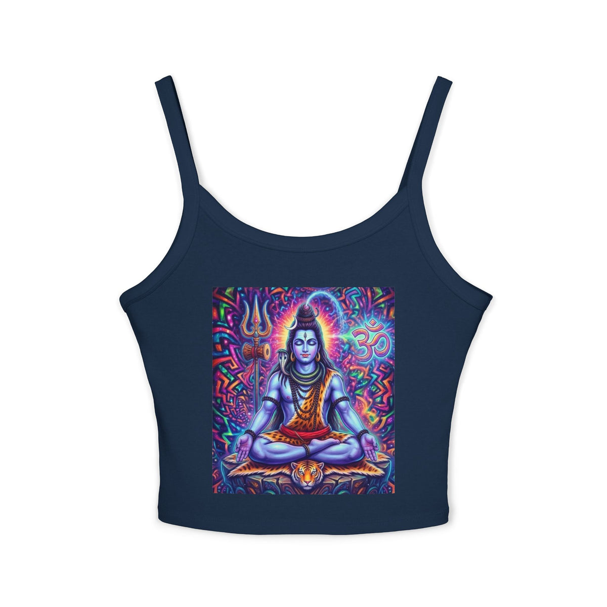 Shiva Meditation Artwork Tank Top | Hindu Deity Yoga Graphic