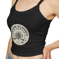 Calm the Madness tank top | moon sun celestial design