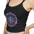 Cosmic Mandala Tank Top | Psychedelic Geometric Floral Design