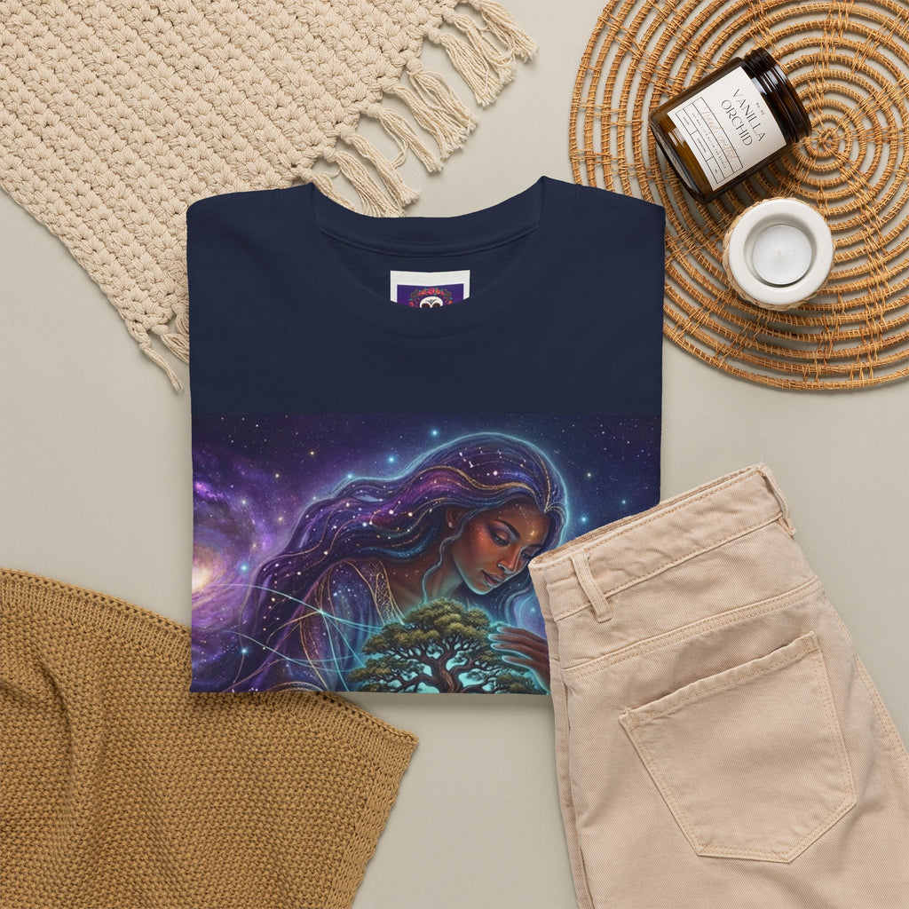 Mother Earth Tree of Life T-Shirt | Spiritual Cosmic Goddess Tee