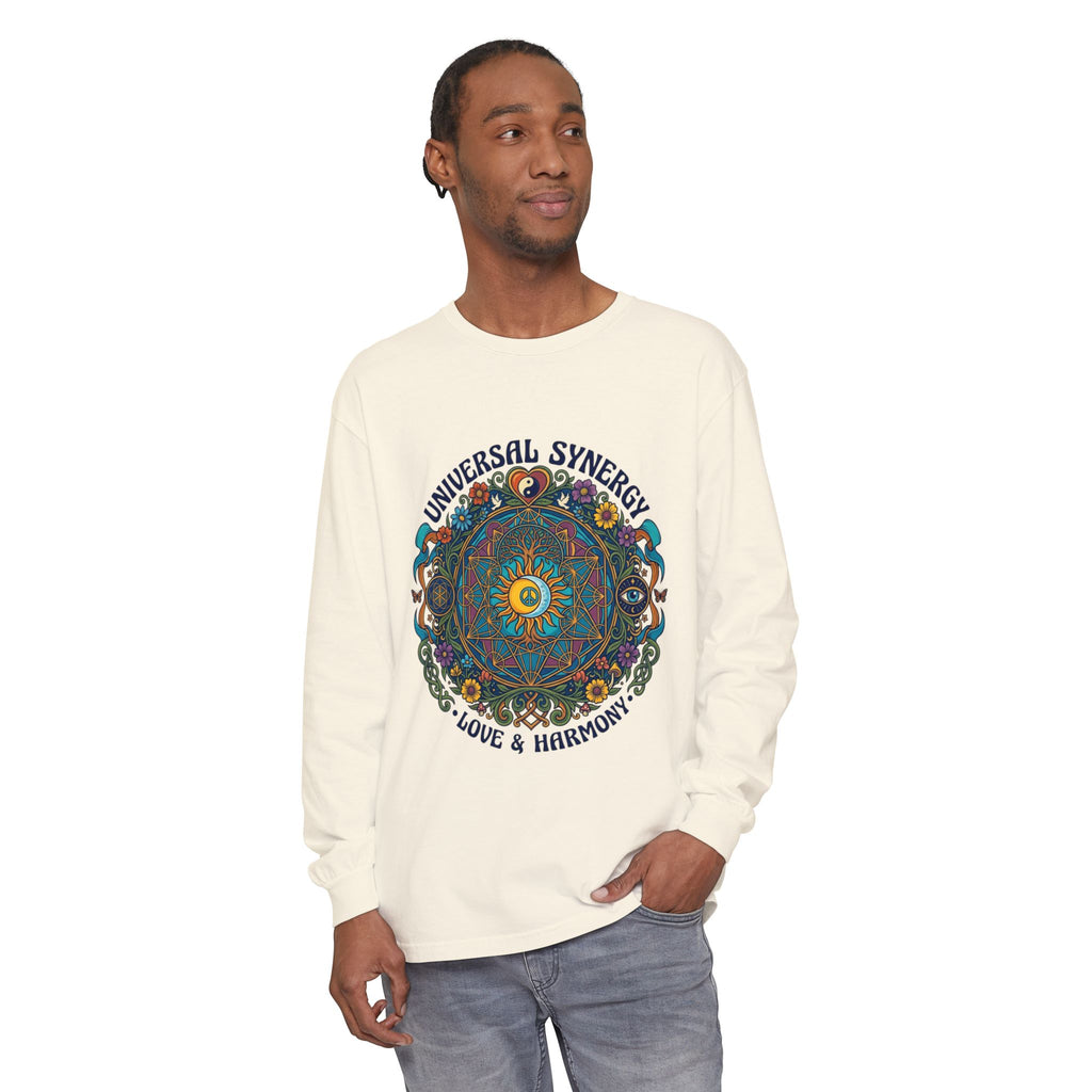Universal Synergy Mandala Long Sleeve T-Shirt | Love & Harmony