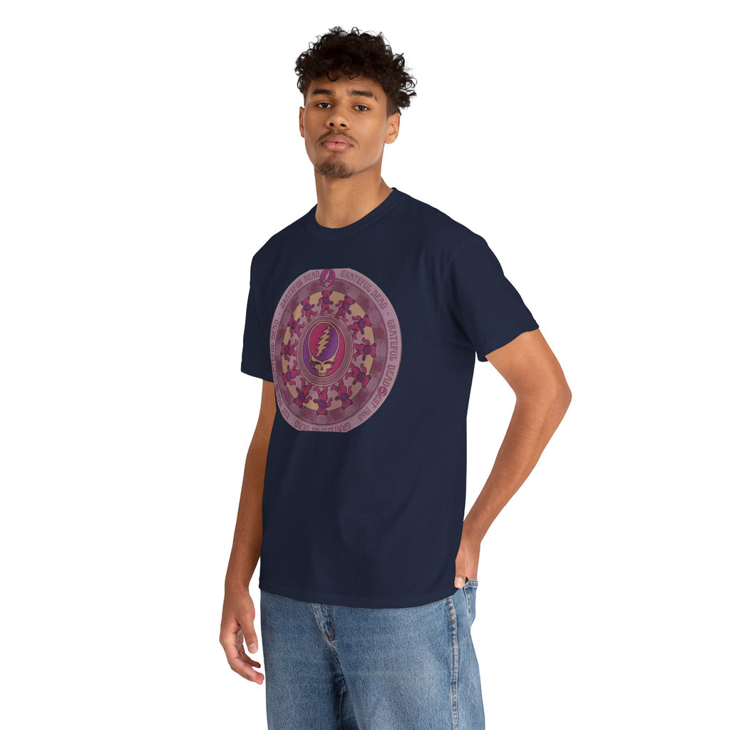 Grateful Dead Steal Your Face Mandala Tee | Psychedelic Band Shirt