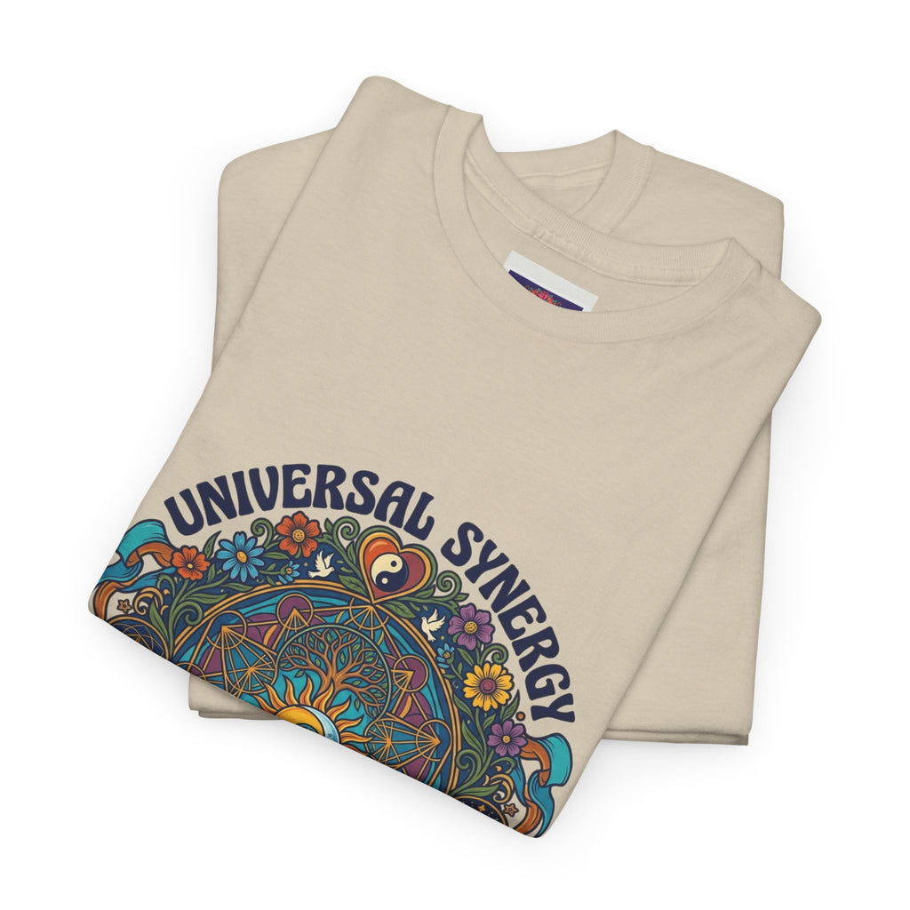 Universal Synergy Mandala T-Shirt | Love & Harmony Graphic Tee