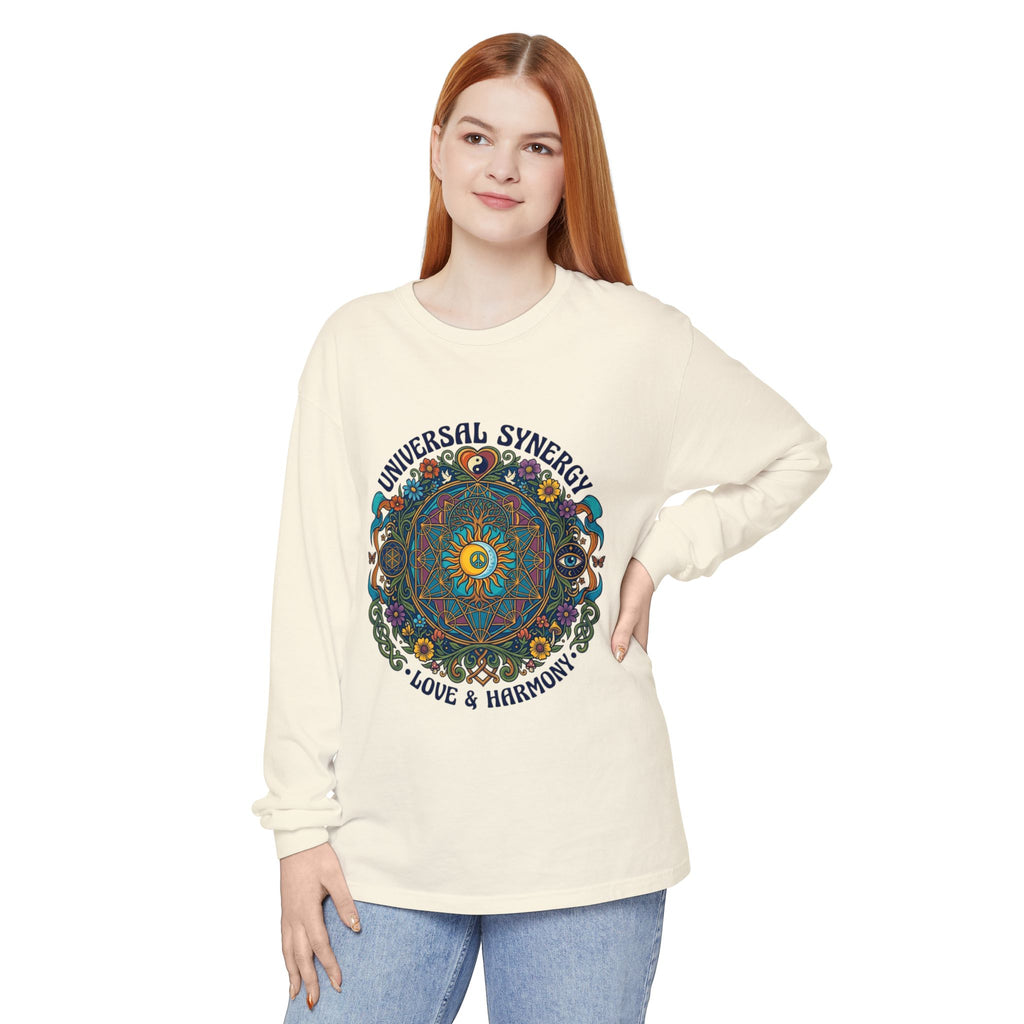 Universal Synergy Mandala Long Sleeve T-Shirt | Love & Harmony