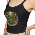 Green Man Face tank top | Pagan nature deity, Celtic forest motif