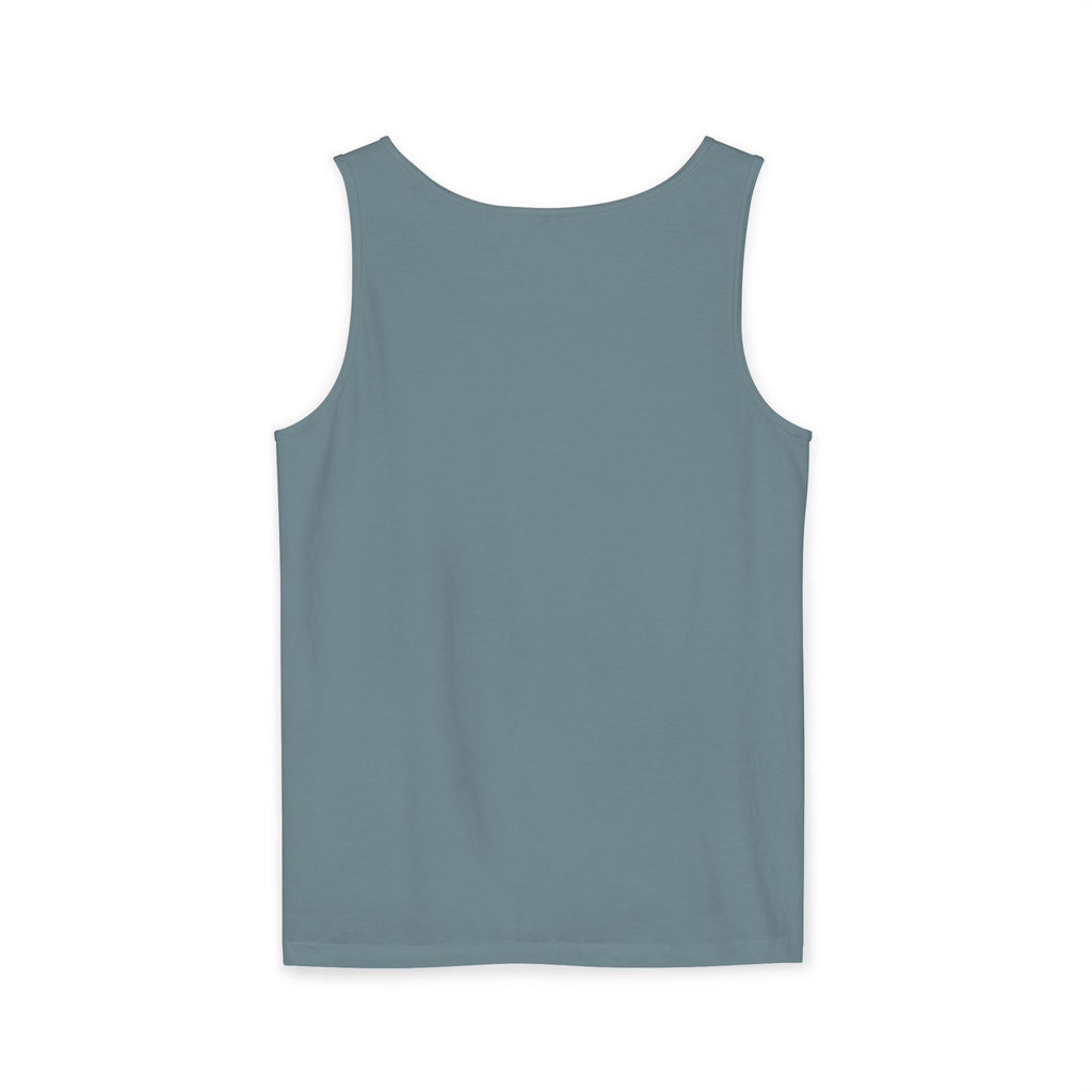 Mystical Moonlit Forest Tree Tank Top | Crescent Moon, Geometric Flower of Life