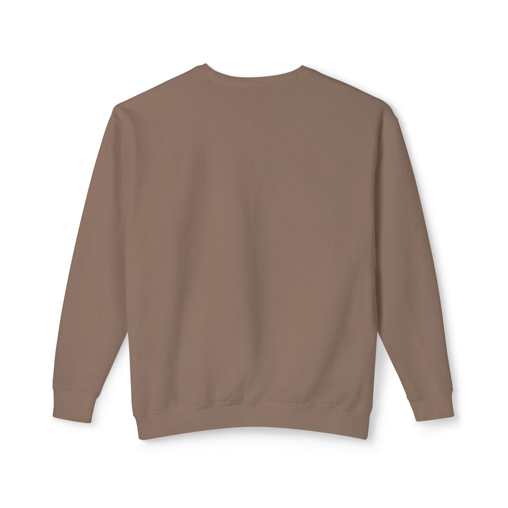 Albert Hoffman  Riding Bicycle Holding Lantern sweatshirt | Whimsical Nightscape Crewneck