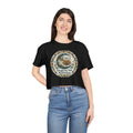 Progress Not Perfection Floral Mandala Crop Tee