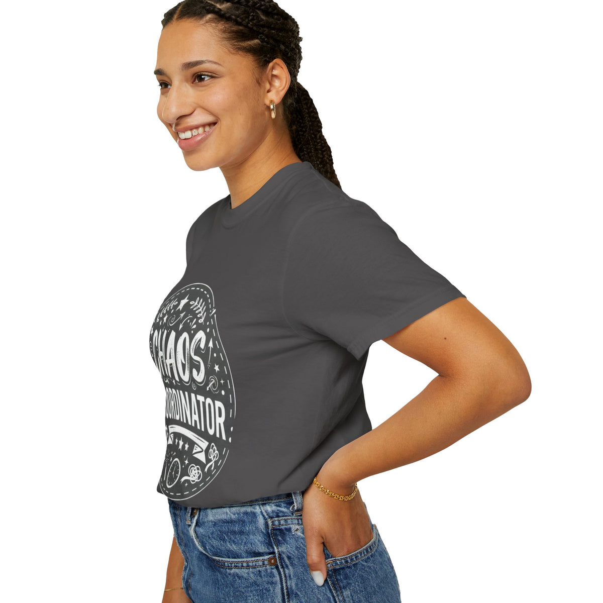 Chaos Coordinator T-shirt | Graphic Typography Tee, Crewneck
