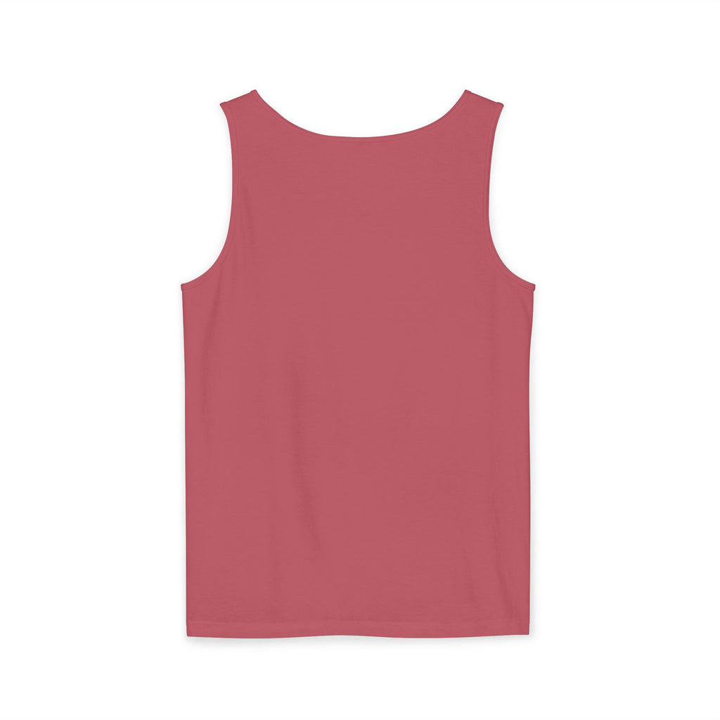 Mystical Moonlit Forest Tree Tank Top | Crescent Moon, Geometric Flower of Life