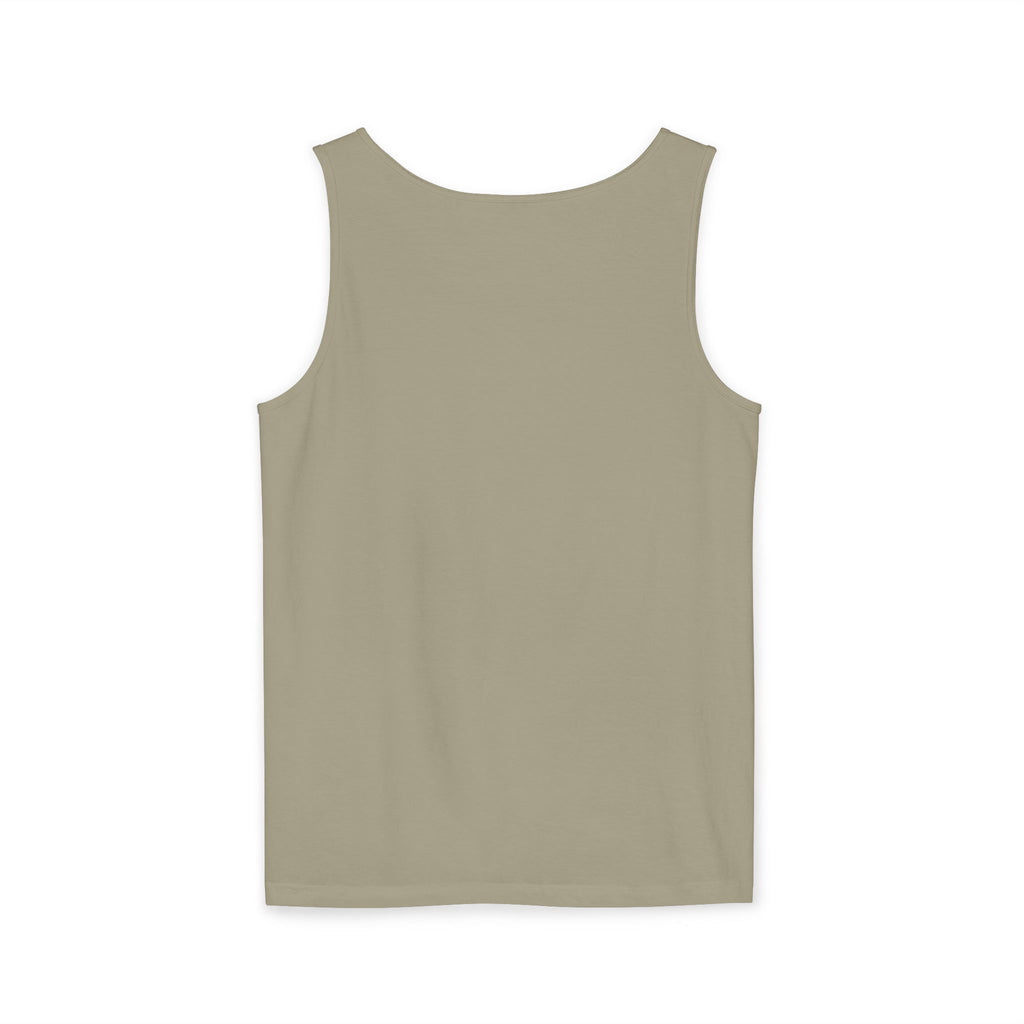 Mystical Moonlit Forest Tree Tank Top | Crescent Moon, Geometric Flower of Life
