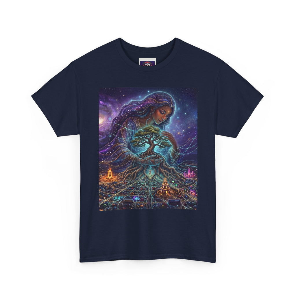Mother Earth Tree of Life T-Shirt | Spiritual Cosmic Goddess Tee