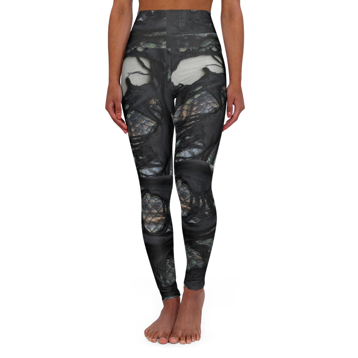 Dark Abstract Marble Pattern Leggings, Burning Man Festival Leggings, Halloween, Steampunk, Apocalypse, Deadhead